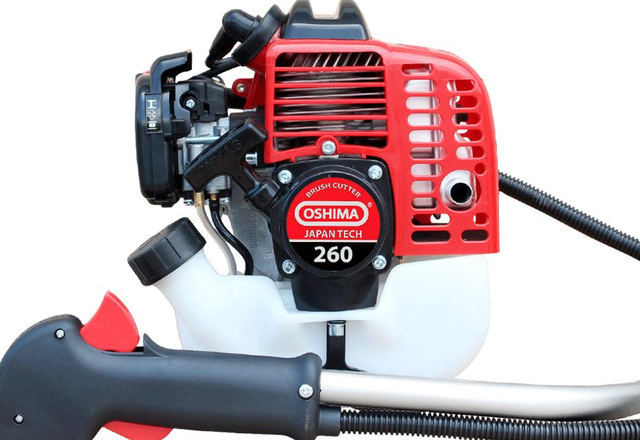 [HCM]MÁY CẮT CỎ OSHIMA 260 BẠC (Có cần cắt cỏ 2 Thì đeo vai)