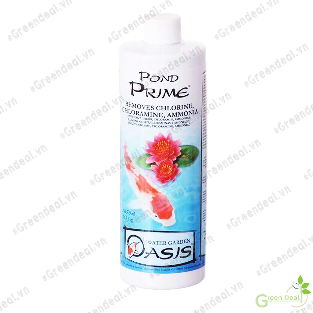 Seachem - pond prime | khử clo, nh3, no2, no3 cho nước hồ cá koi