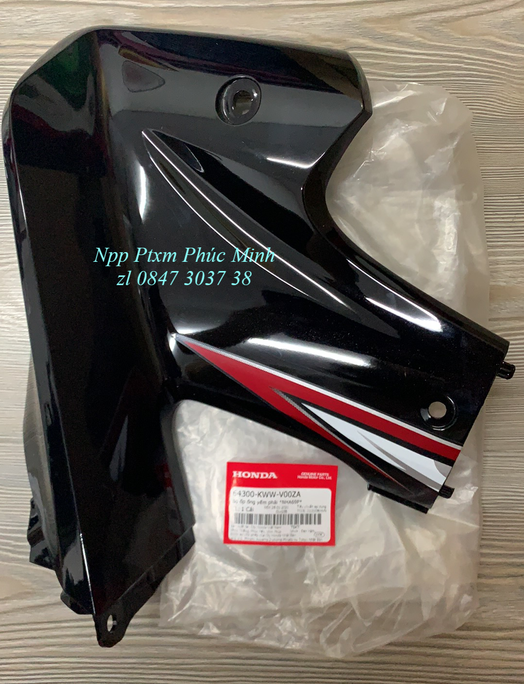 Ốp ống yếm phải hãng dành cho xe RSX 110 2010