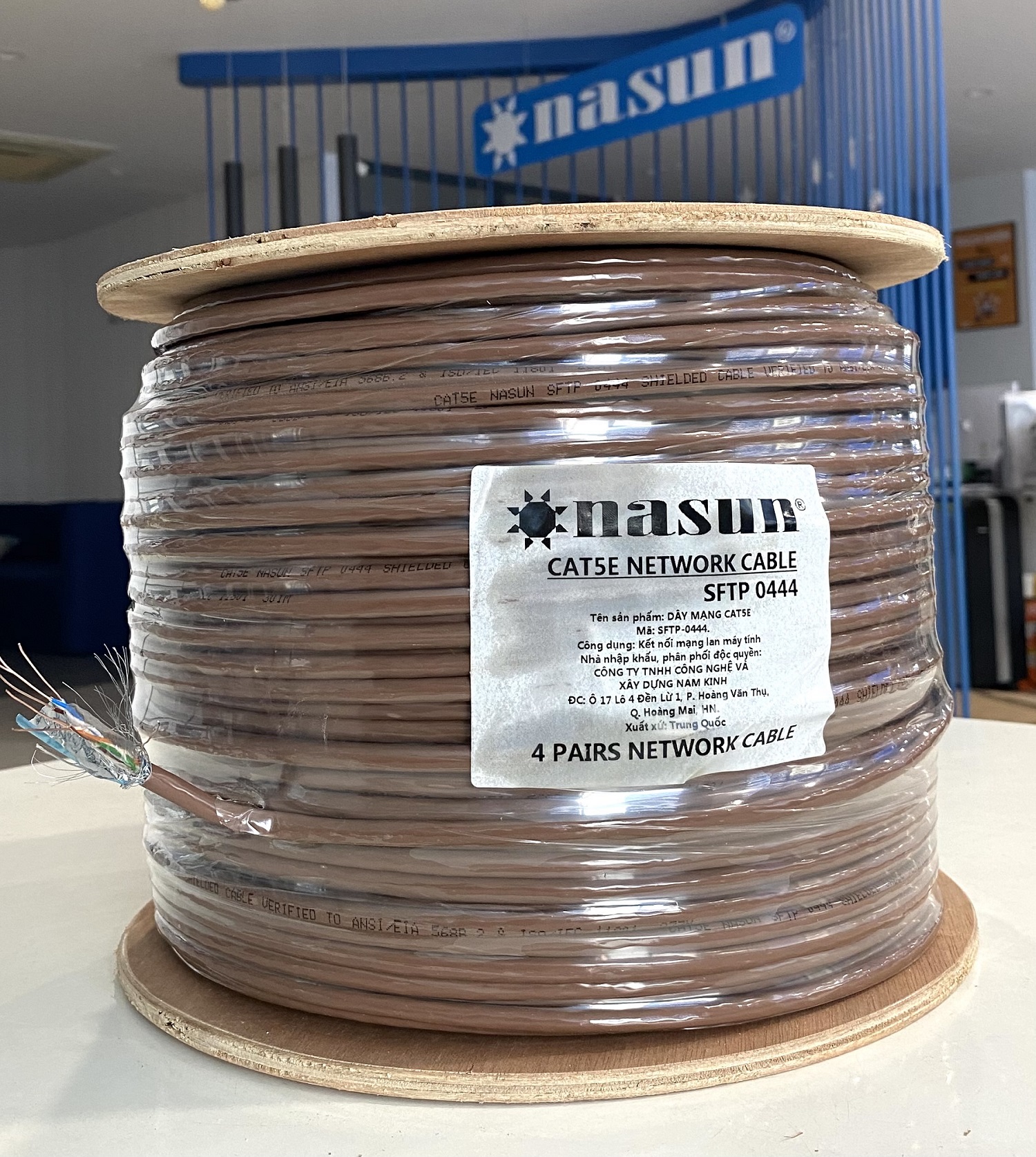. dây mạng sftp cat5 nasun sftp 0444