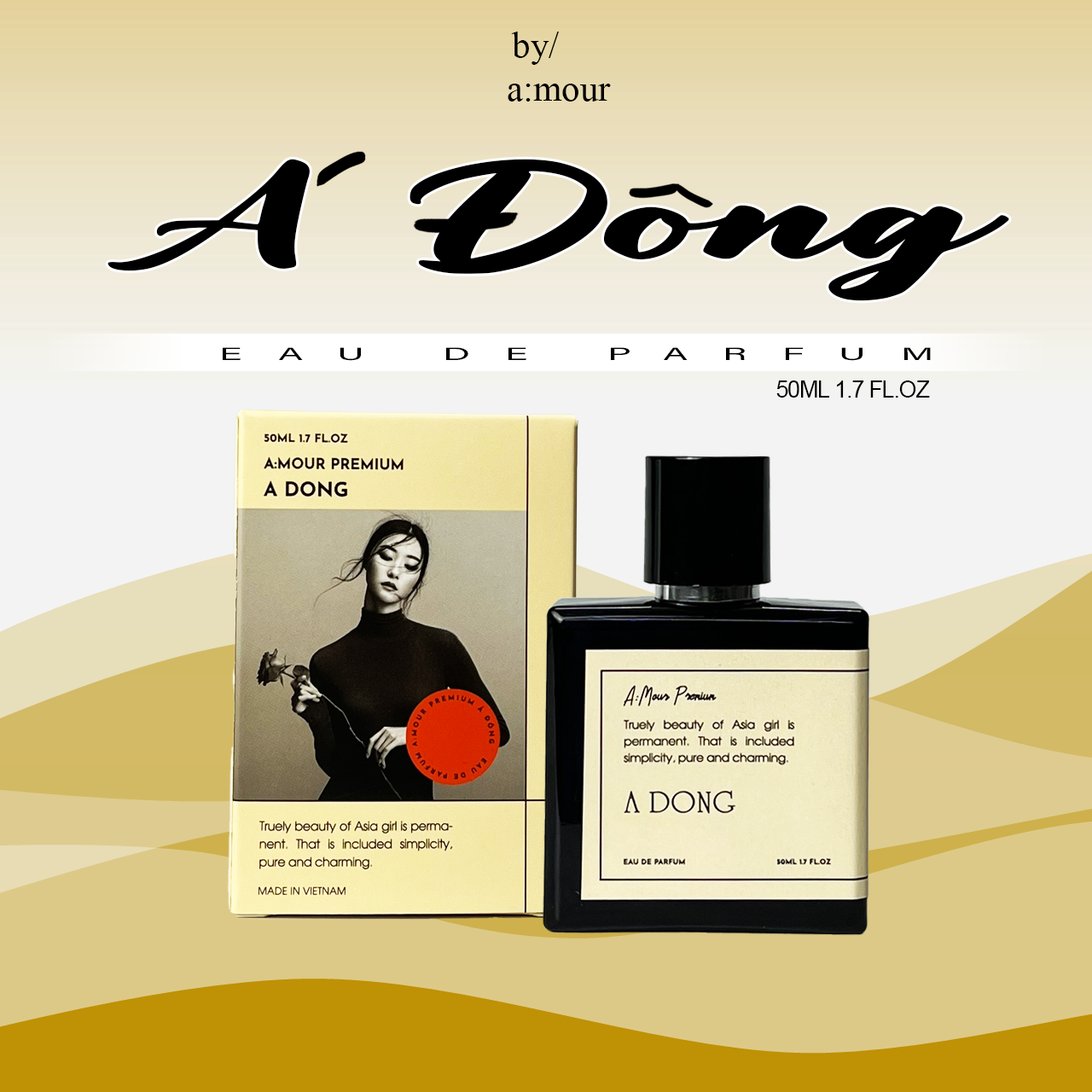 Nước hoa nữ nguyên liệu nhập pháp hương thơm á đông 50ml - dạng xịt