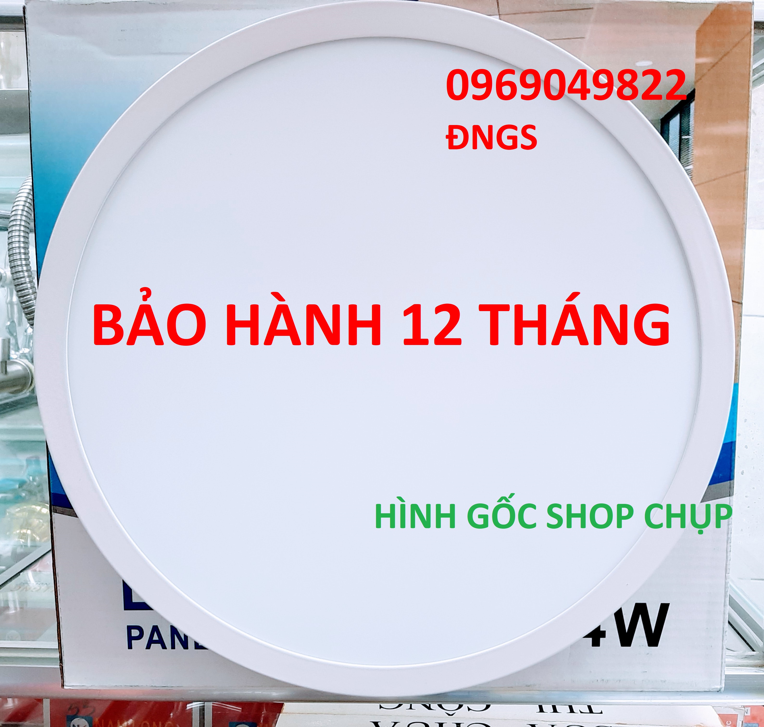 Đèn led ốp trần tròn 24w sáng trắng/vàng tiết kiệm điện.