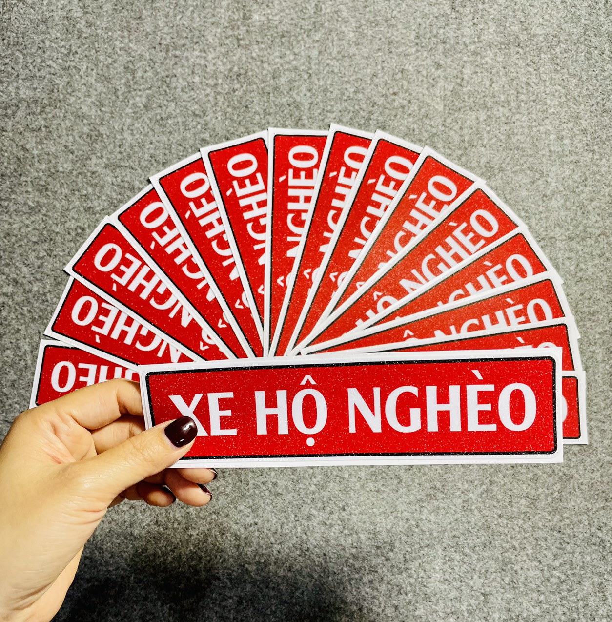 Combo 4 tem xe hộ nghèo