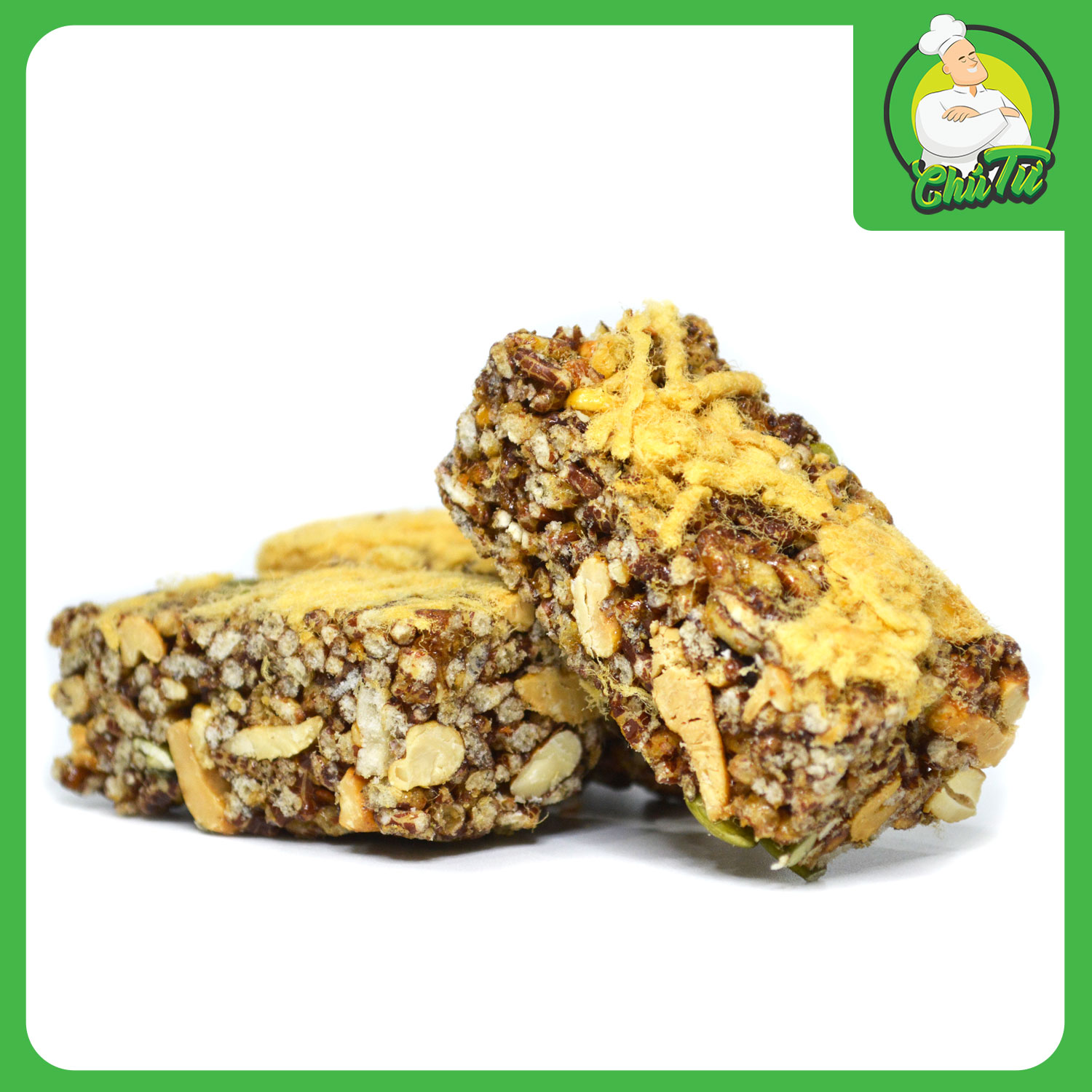 1kg thanh gạo lứt chà bông tốt cho người ăn kiêng - đồ ăn vặt - shop chú tư