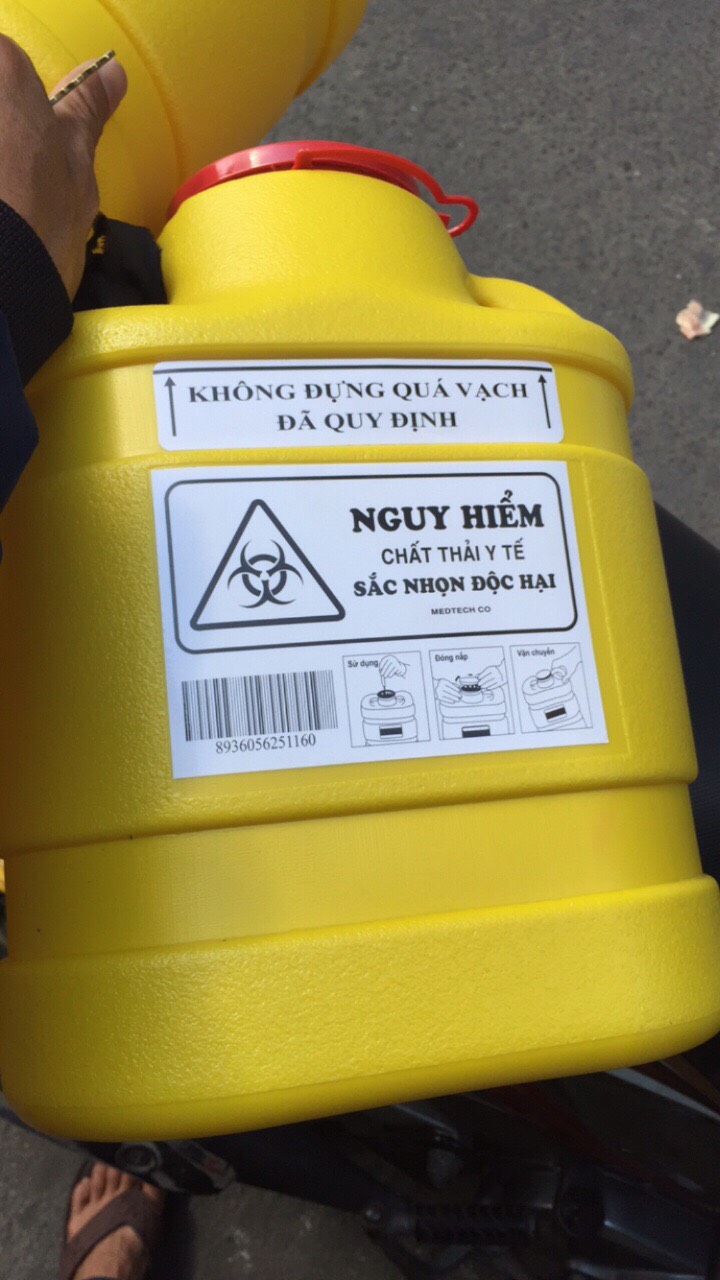 Bình hủy kim 1.5l, 6.8l