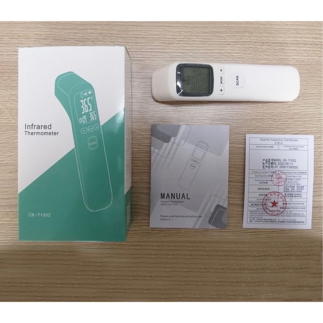 Nhiệt Kế Hồng Ngoại Đa Chức Năng Ck1502 - Đo Nhiệt Độ Cơ Thể - Nhiệt Độ Phòng