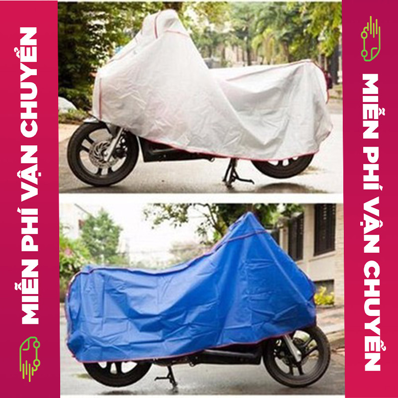 Bạt Phủ Che Xe Máy Loại Tốt Vải Nilon Chống Thấm Nước Tuyệt Đối Che Nắng Tối Đa Cực Kì Bền Bỉ Giúp Bảo Vệ Xế Yêu Của Bạn - Lỗi 1 Đổi 1