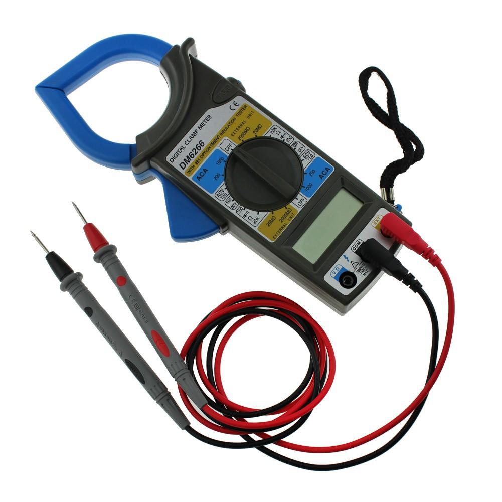 Đồng hồ Ampe kìm kẹp vạn năng DM-6266 kèm pin