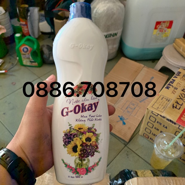 Nước cắm hoa gokay 680ml