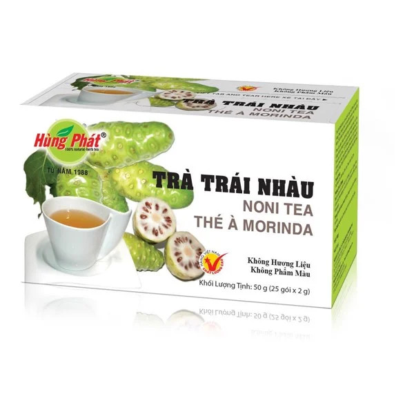 Trà trái nhàu hùng phát - dùng cho người nhức mỏi, đau khớp