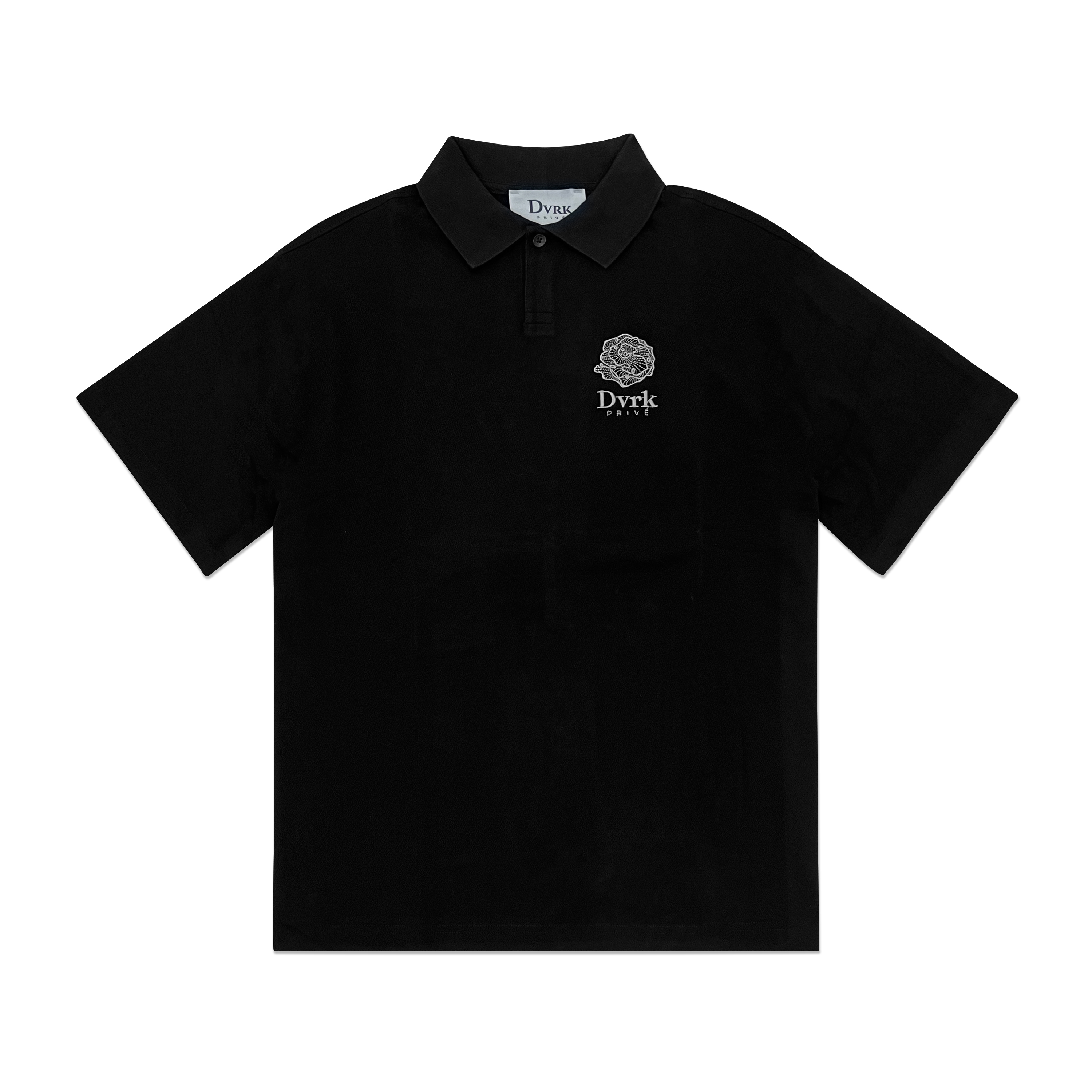 Dvrk - áo polo họa tiết gardenia - dvrk - 22ss