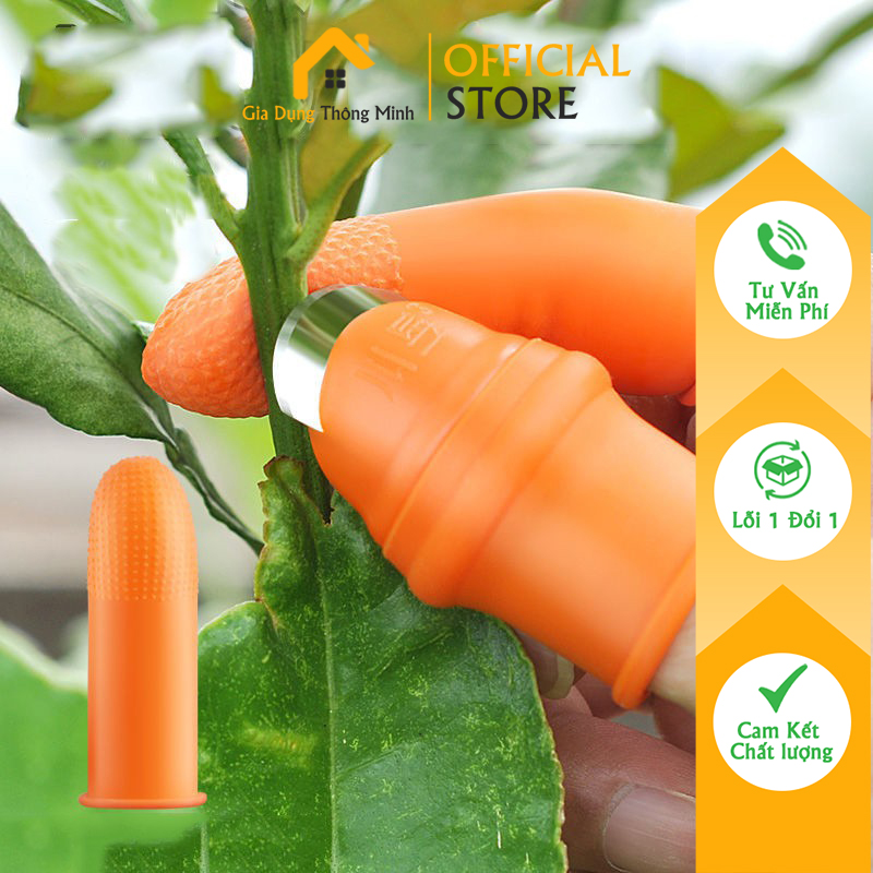 Bộ Móng Nhặt Rau Củ Quả Chống Bẩn Móng Tay, Ngón Cái Bấm Cắt Rau Củ