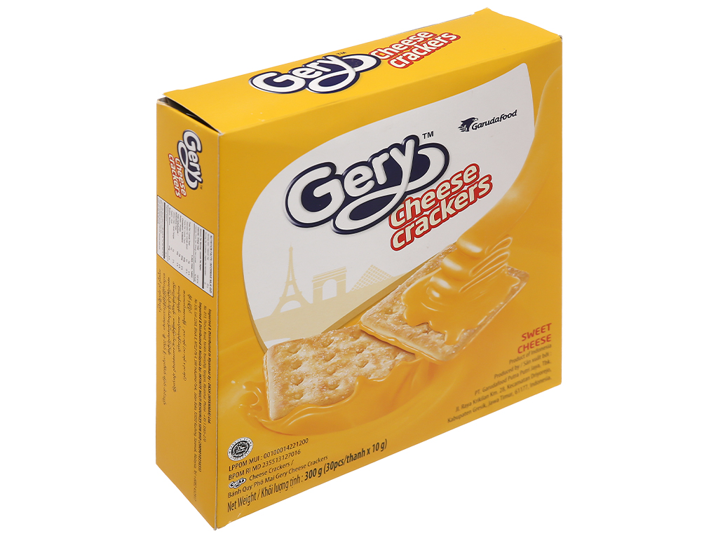 Bánh cracker phô mai Gery hộp 300g/ 200g