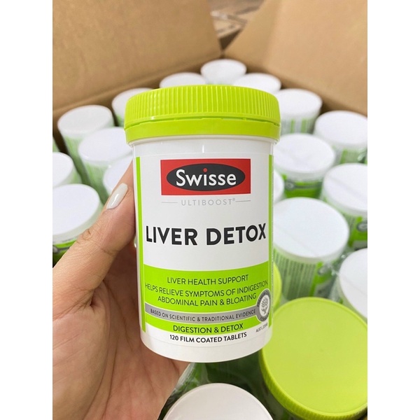 Thải độc gan Liver Detox Swisse của Úc Hộp 120 viên