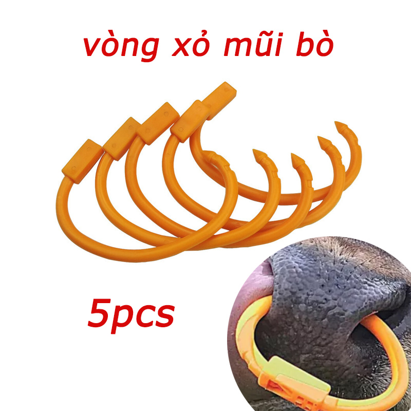 Vòng xỏ mũi bò nhựa Pakistan chịu lực kéo 900kg