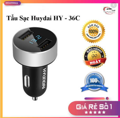 Tẩu sạc hyundai hy-36c