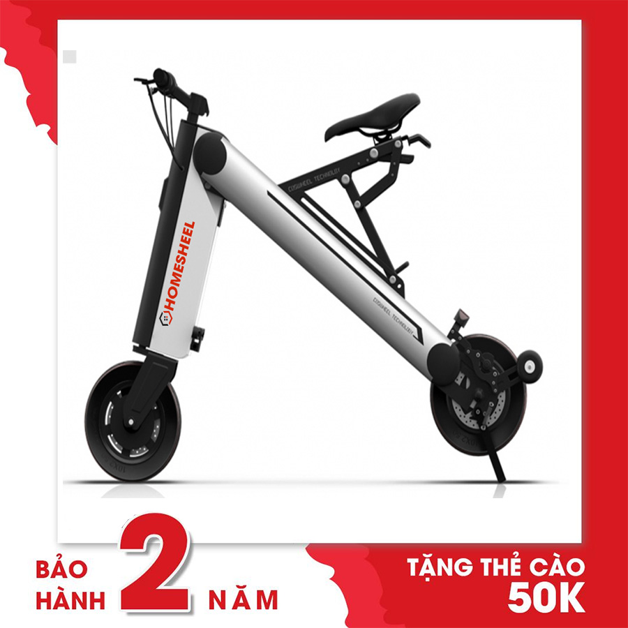 Xe điện scooter thể thao Homesheel AONE X Phiên bản mới-bảo hành 2 năm-màu bạc