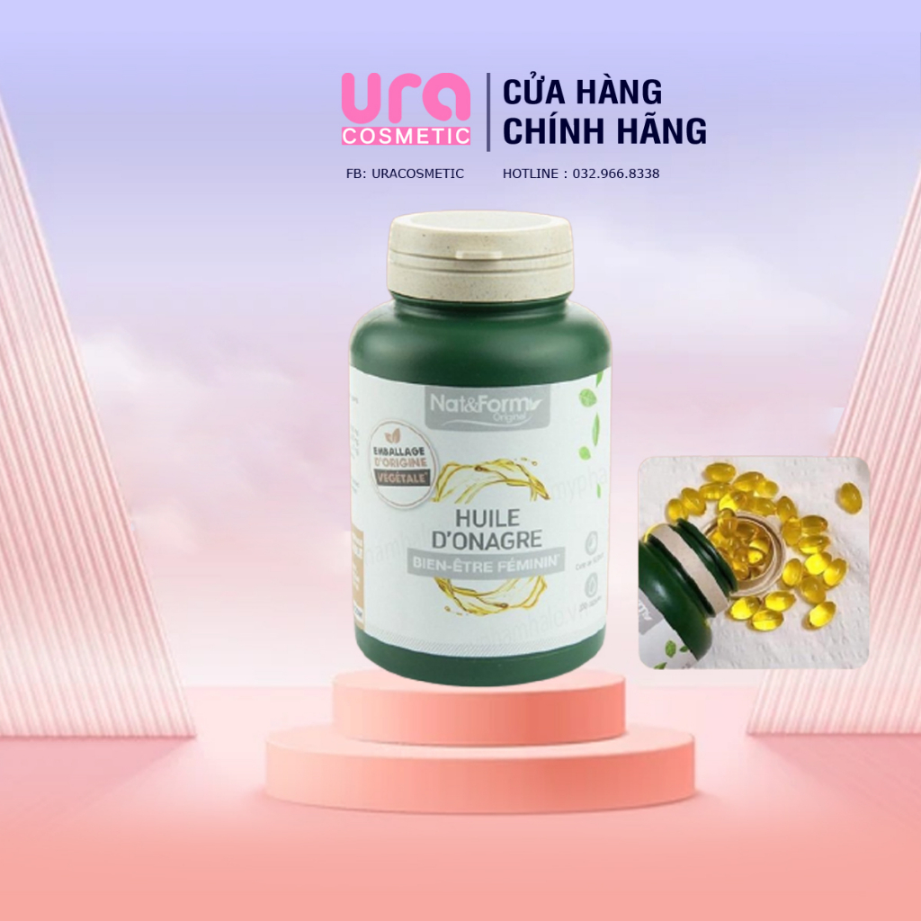 Viên uống hoa anh thảo pháp nat & form pháp