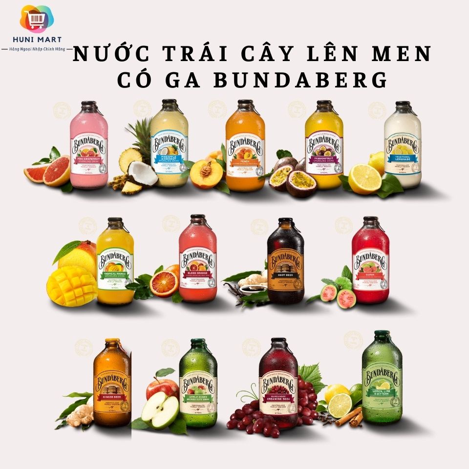 NƯỚC ÉP TRÁI CÂY CÓ GA BUNDABERG