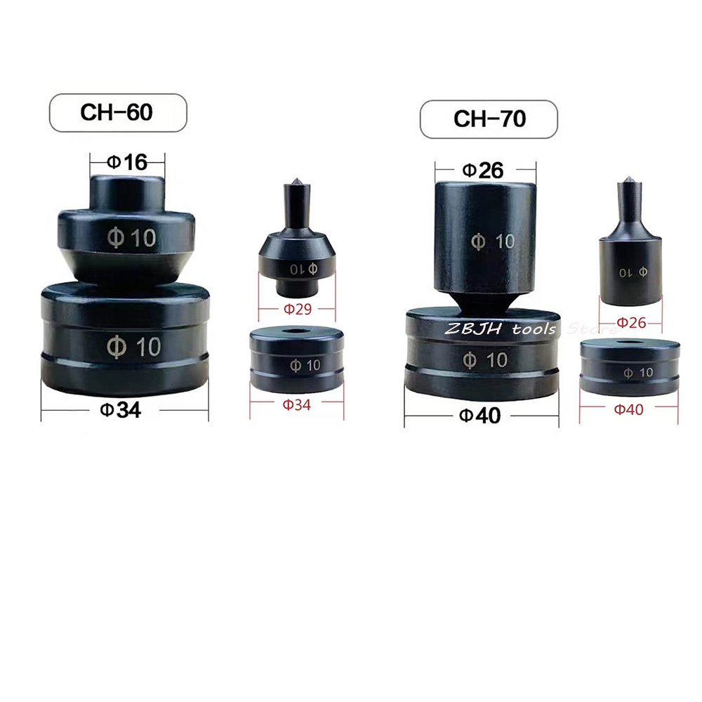 CH-60 đục lỗ thủy lực lỗ tròn CH-70 đục lỗ thủy lực lỗ tròn xếp hạng 4mm đến 25mm