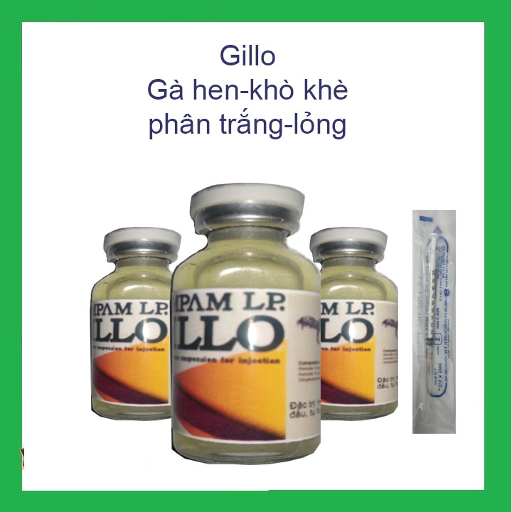 Gillo LamPam 20ml cho gà đá Khò khè, phân trắng, phân xanh [SHopGaVip]