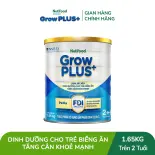 Sữa Bột Nutifood GrowPLUS+ Biếng Ăn (Xanh) 2+ - Hỗ Trợ Kích Thích Ngon Miệng, Tăng Cân Khỏe Mạnh (Lon 1,65 Kg)