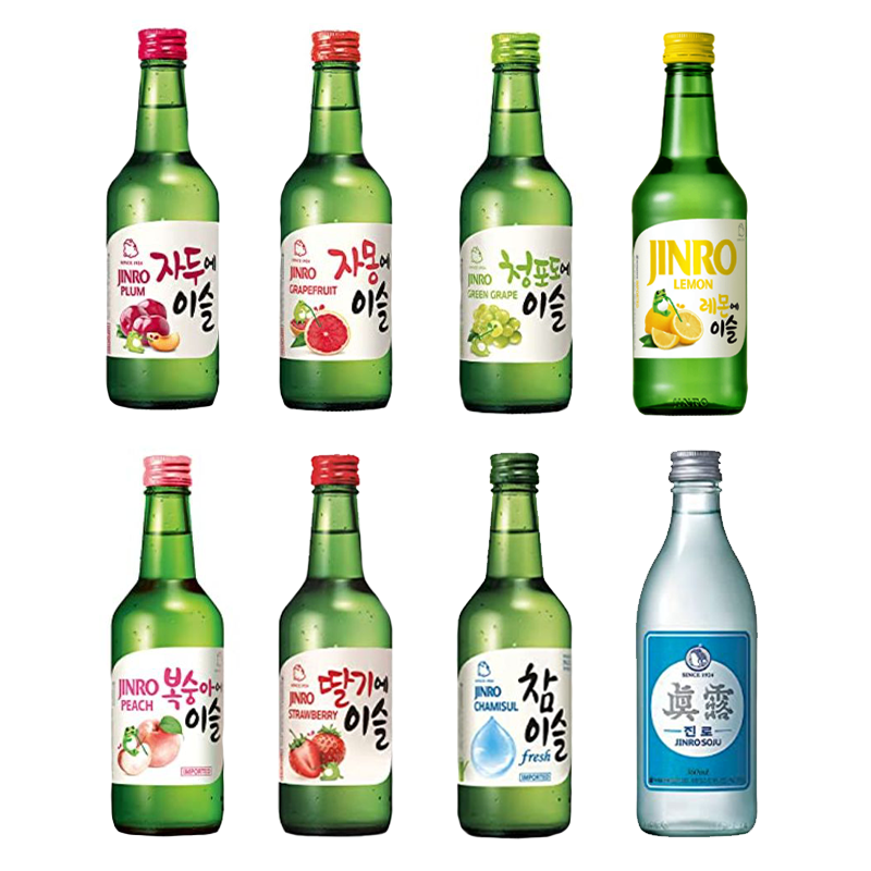Rượu Soju Hàn Quốc Jinro - Tuỳ Chọn Vị 360ml