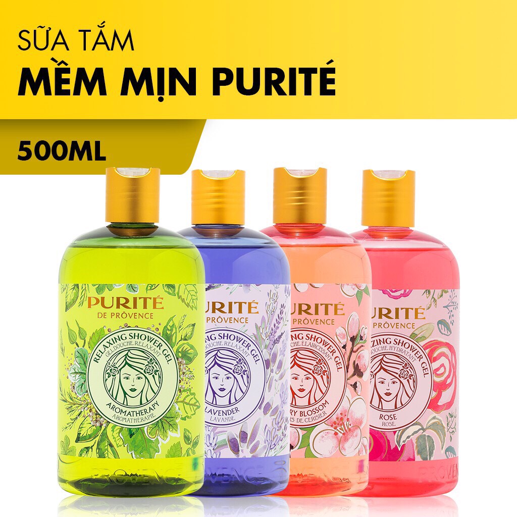Sữa Tắm Mềm Mịn Purité 500ml