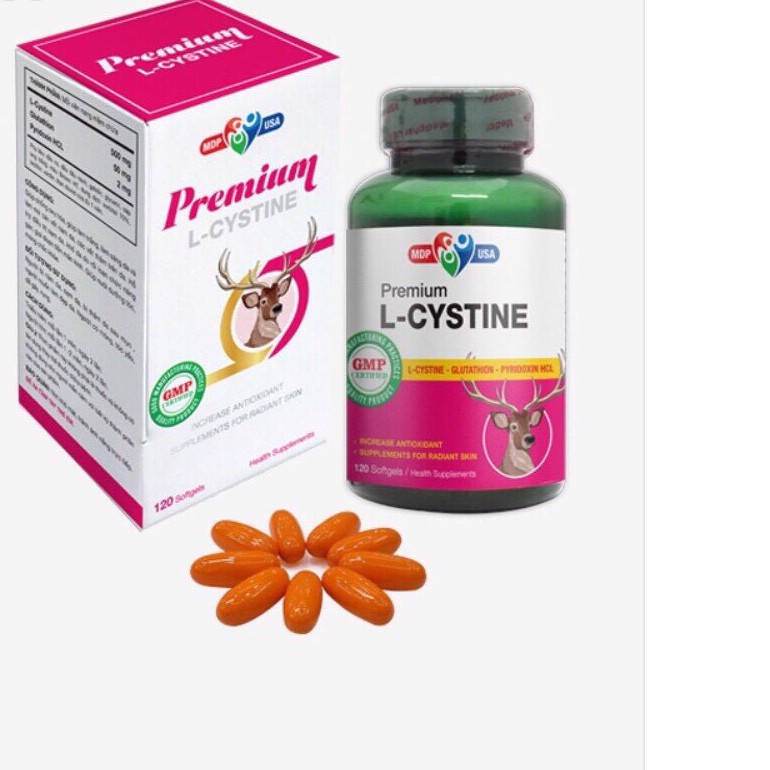 Premium L-Cystine - Trắng sáng da, mờ thâm nám