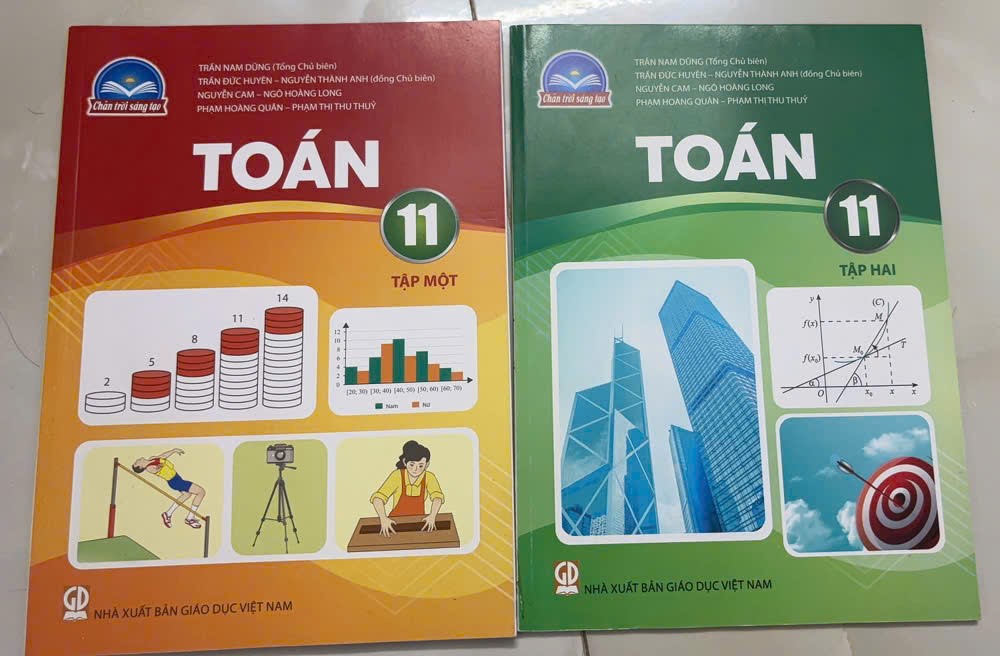 [Tồn kho- giảm 75%] Sách Toán 11 Tập 1 Tập 2   | Hình ảnh minh họa, biểu đồ, đồ thị, kiến trúc hiện đại, mục tiêu trúng đích   | Nhà xuất bản Giáo dục Việt Nam - CAM KẾT SÁCH THẬT