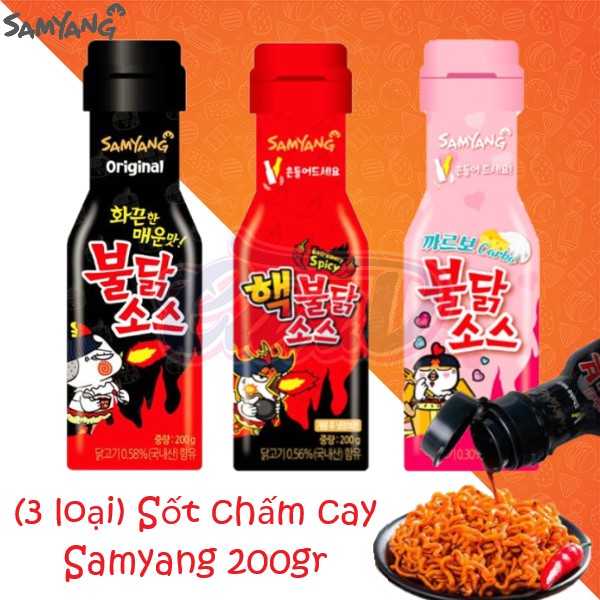 Sốt chấm Cay Samyang Hàn Quốc Đủ Vi Chai 200gram