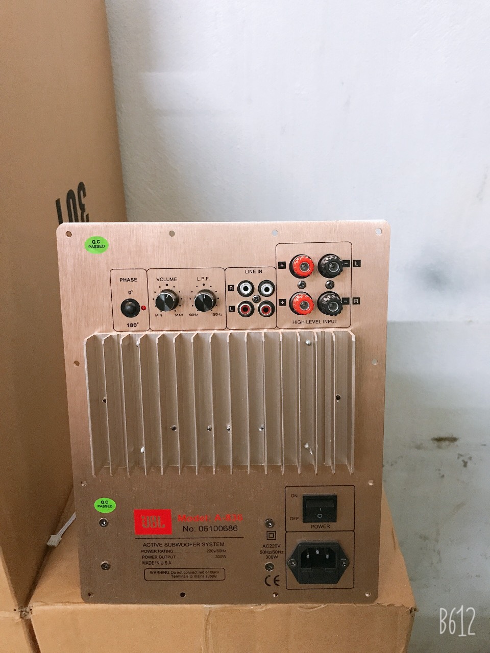 MẠCH SUB ĐIỆN JBL NGUỒN XUYẾN SÒ SANKEN - LOA SUB ĐIỆN