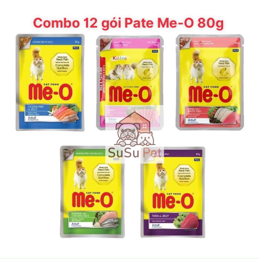 Pate Me-O cho mèo con và mèo trưởng thành 80gr