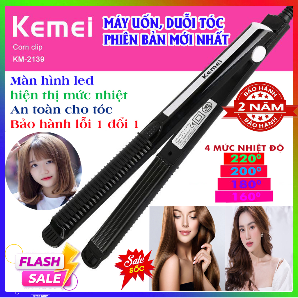 Máy duỗi tóc mini, máy uốn mini giá rẻ - Máy kẹp tóc, duỗi tóc đa năng - Máy ép duỗi tóc, uốn xoăn tóc Hàn Quốc 2in1 - máy duỗi tóc, máy kẹp tóc, máy uốn tóc