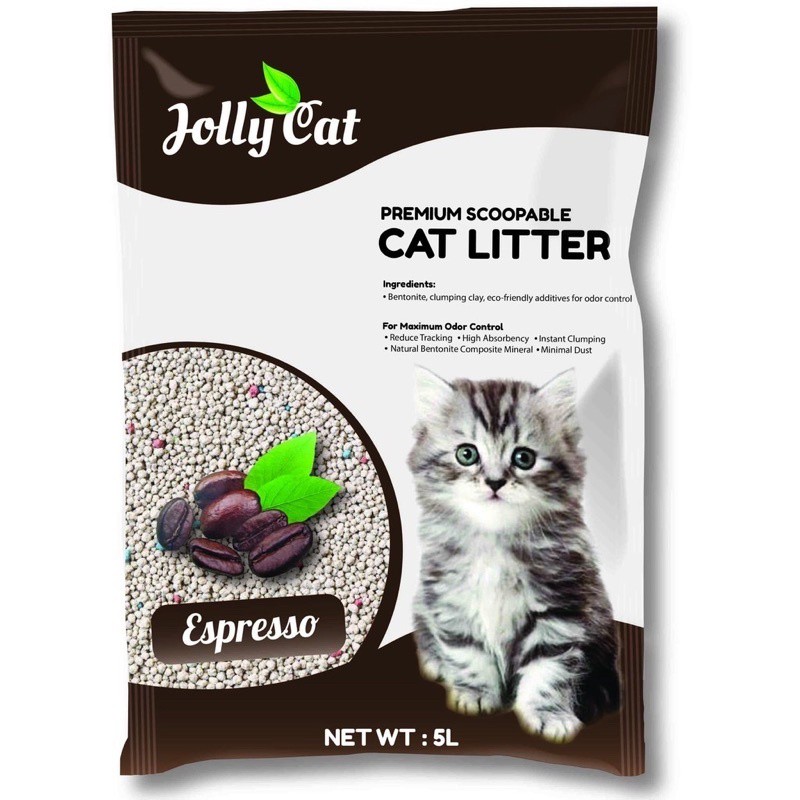 Cát vệ sinh cho mèo mùi cà phê Jolly cat espresso 5L
