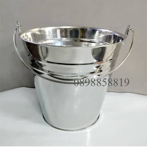 Xô inox đựng đá-xô inox loại lớn 20L 30L