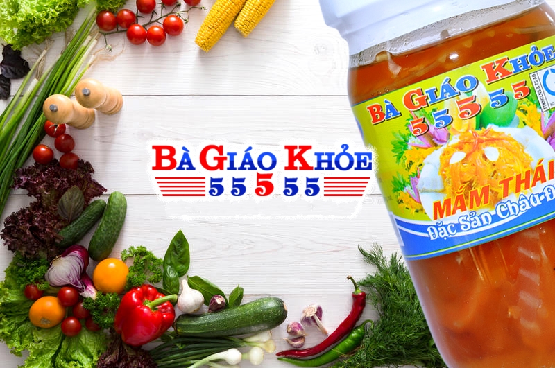 Mắm thái Bà Giáo Khỏe 55555  hủ 500gr  đặc sản Châu Đốc Không sử dụng hóa chất phẩm màu độc hại