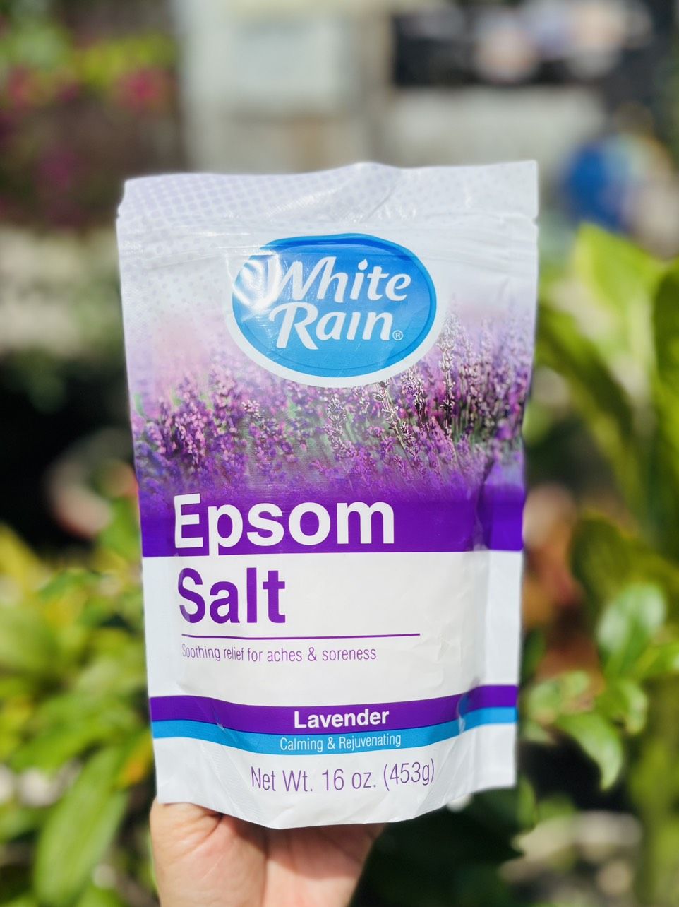 Muối tắm White Rain 453g, thương hiệu Mỹ, sx tại Ấn, hàng công ty nhập khẩu