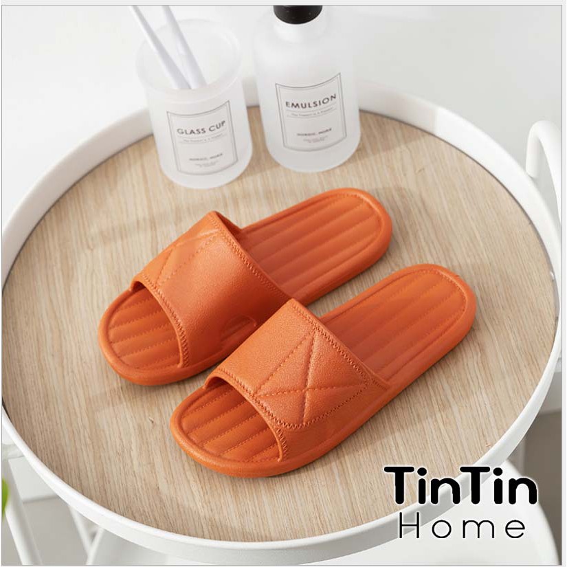 Dép Quai Ngang Nam Nữ, Dép Mang Trong Nhà, Văn Phòng, Nhà Tắm Cao Su Đúc Chống Trơn Trượt Tintin DNL23