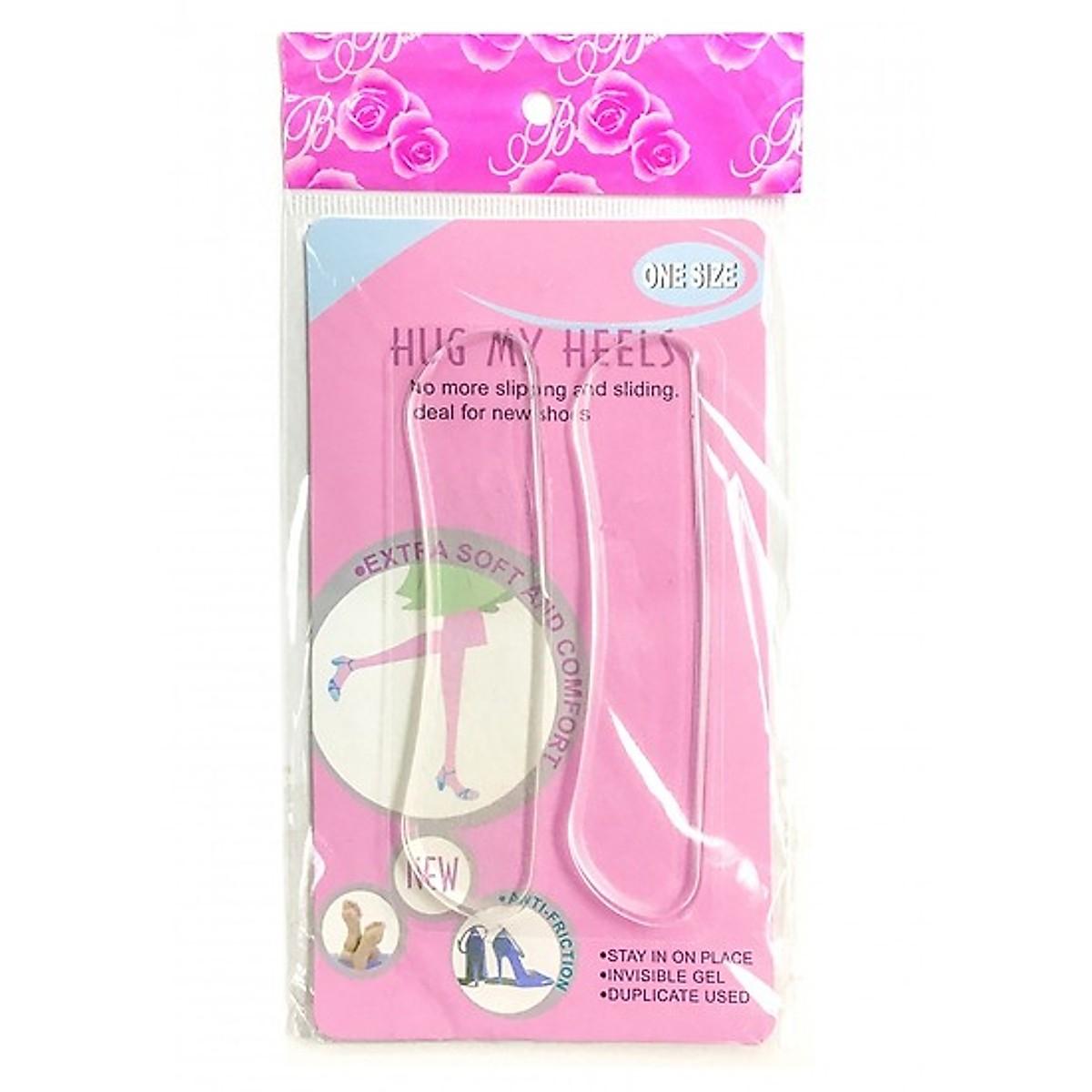2 miếng lót gót giày nữ Silicon chống nhấc gót