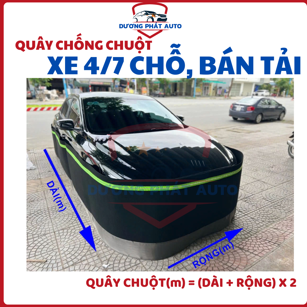  Quây chống chuột ô tô lưới chống chuột ô tô xe hơi cho xe 4,7 chỗ và bán tải 