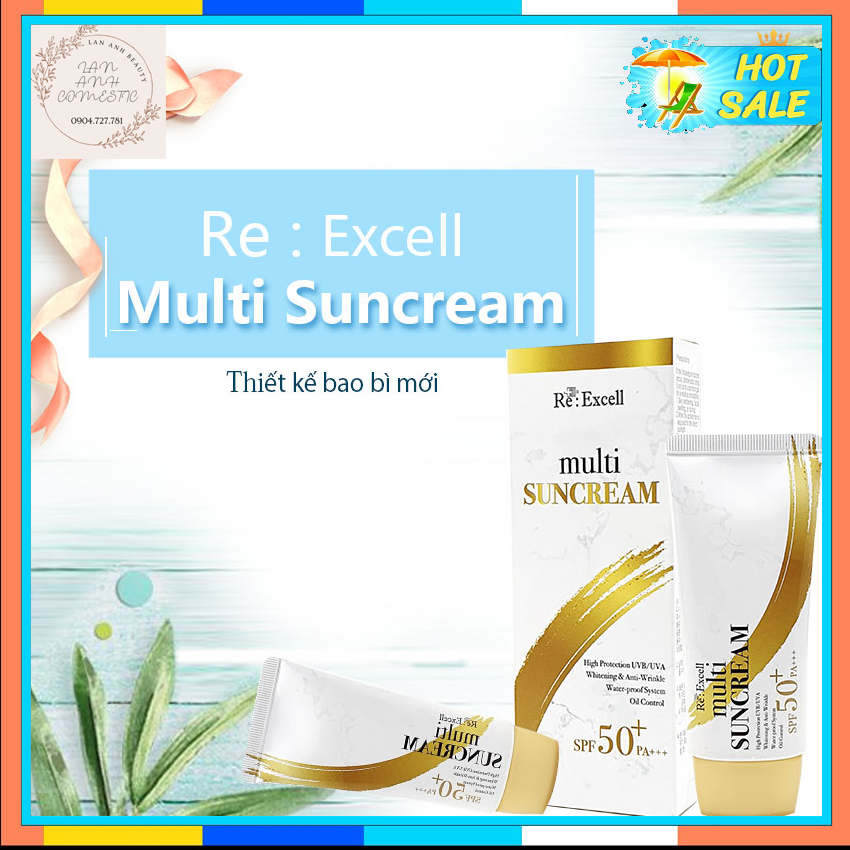 Kem chống nắng ❤️ kem chống nắng multi sun cream spf 50+/pa+++