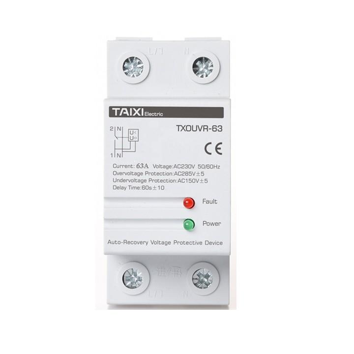Thiết bị bảo vệ quá áp , thấp áp, đứt dây trung tính 2P 63A