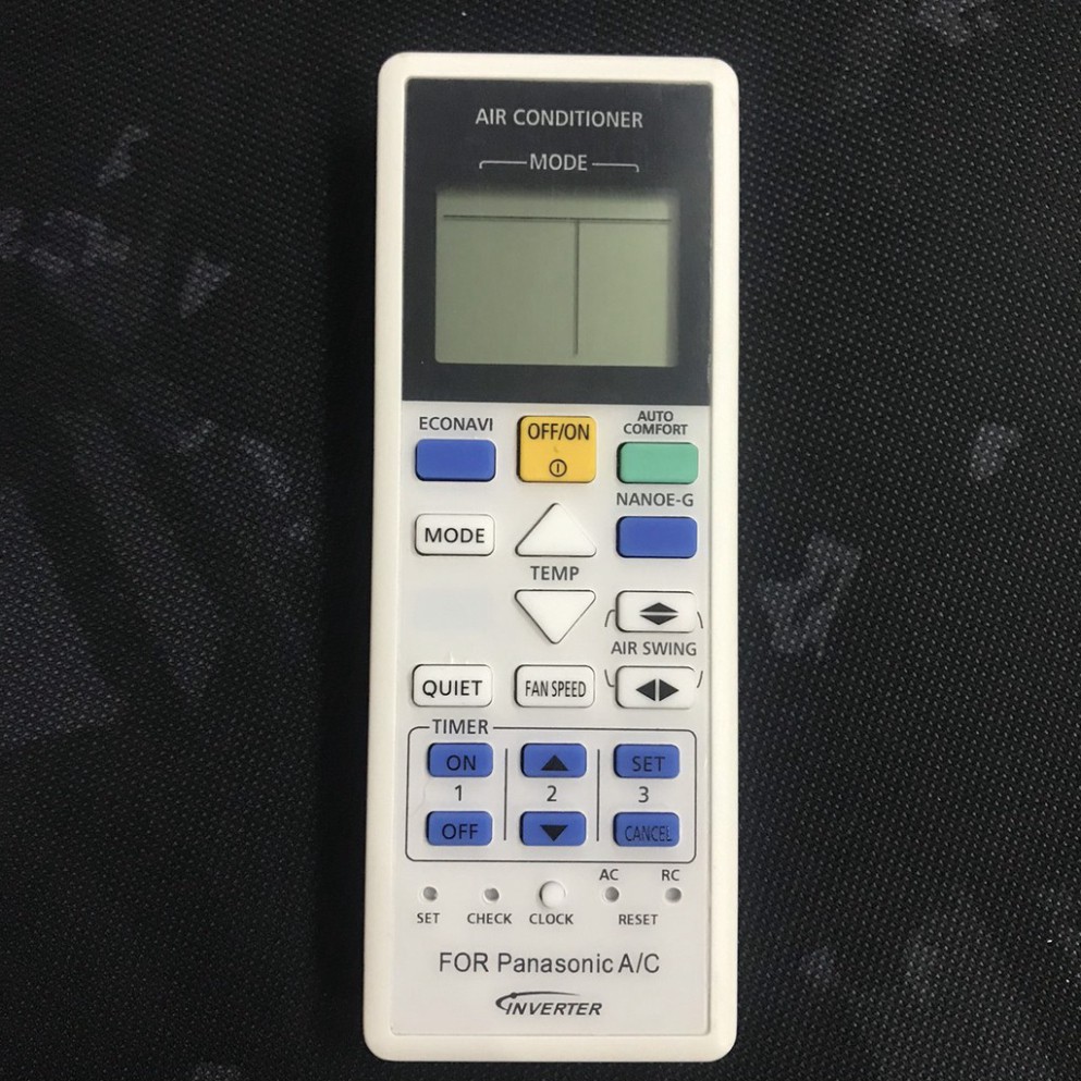 điều khiển điều hoà dành cho panasonic/ remote máy lạnh panasonic/ điều hoà/ điều khiển điều hoà panasonic/ remote panasonic/ remote panasonic 2 chiều inverter