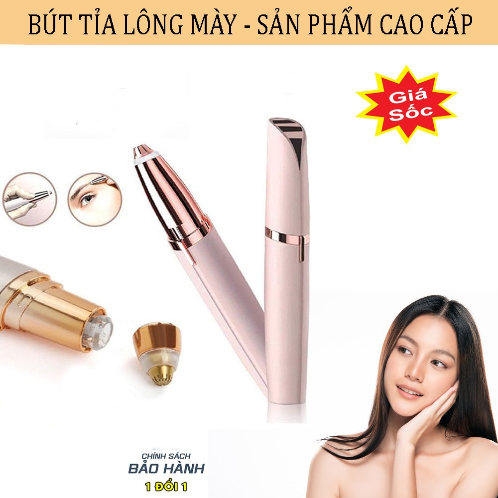 Máy Tỉa Lông Mày Flowless Brows, Dụng Cụ Tỉa Lông Mày, Máy Cạo Lông Cực Tốt, Giúp Bạn Sở Hữu Chân Mày Đẹp - Giúp Tỉa Lông Nhẹ Nhàng, Êm Dịu,  Loại Bỏ Những Vùng Lông Không Mong Muốn, Cực Kỳ Dễ Dàng Sử Dụng, Không Gây Đau Rát