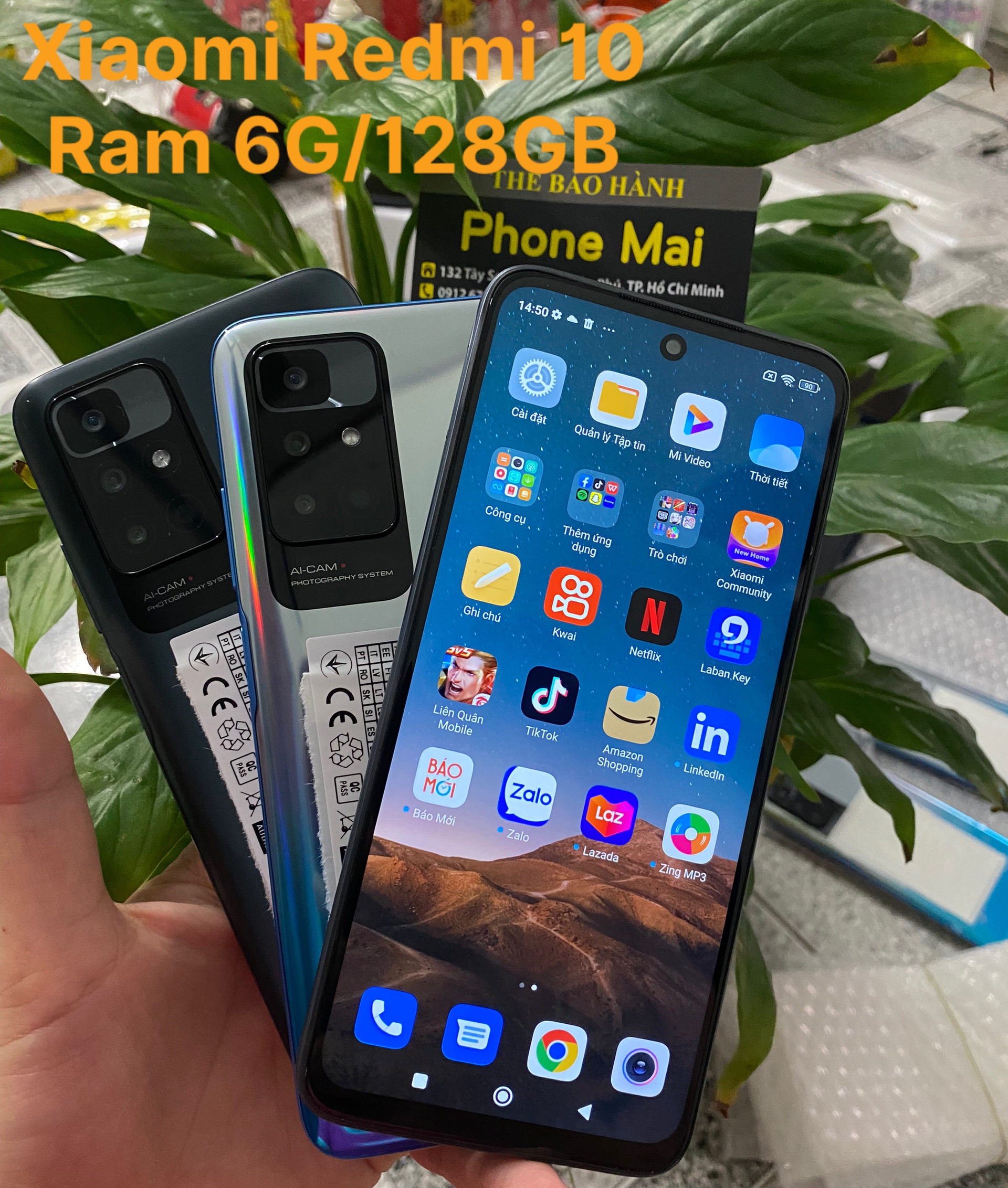 Điện thoại Xiaomi Redmi 10 2022 6GB-128GB Pin Khủng, chụp hình Siêu Đẹp – Máy Nguyên Zin