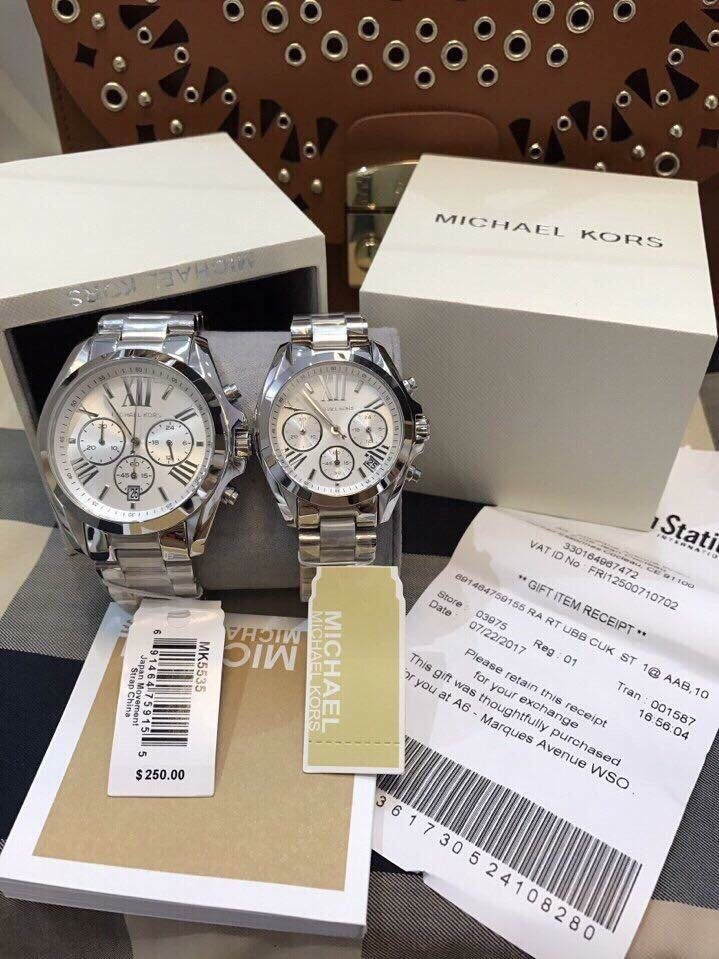 Combo Đồng hồ nam & nữ thời trang Michael Kors MK5535 & MK6174