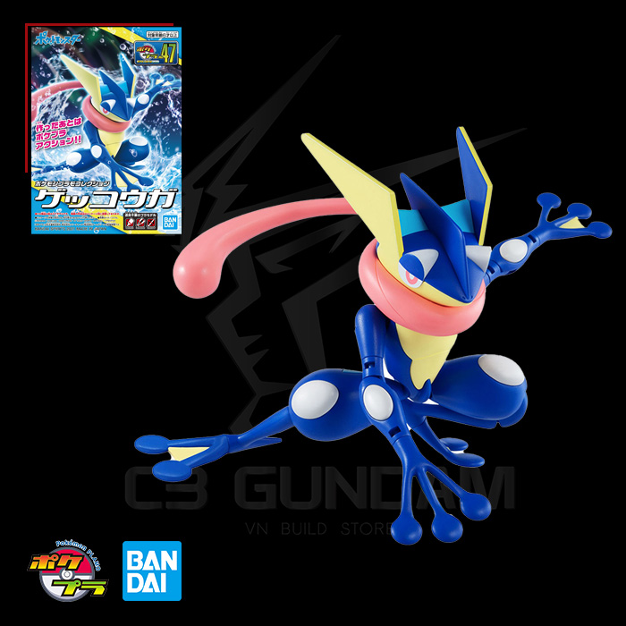 Mô hình đồ chơi lắp ráp pokemon plastic model collection 47 select series genninja pokemon plamo gunpla nhật
