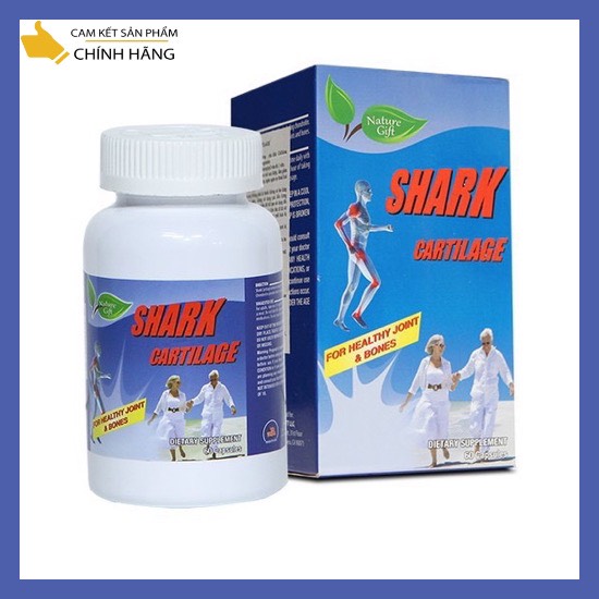 Sụn vi cá mập blue shark cartilage 750mg Úc hỗ trợ Xương Khớp (100 viên)
