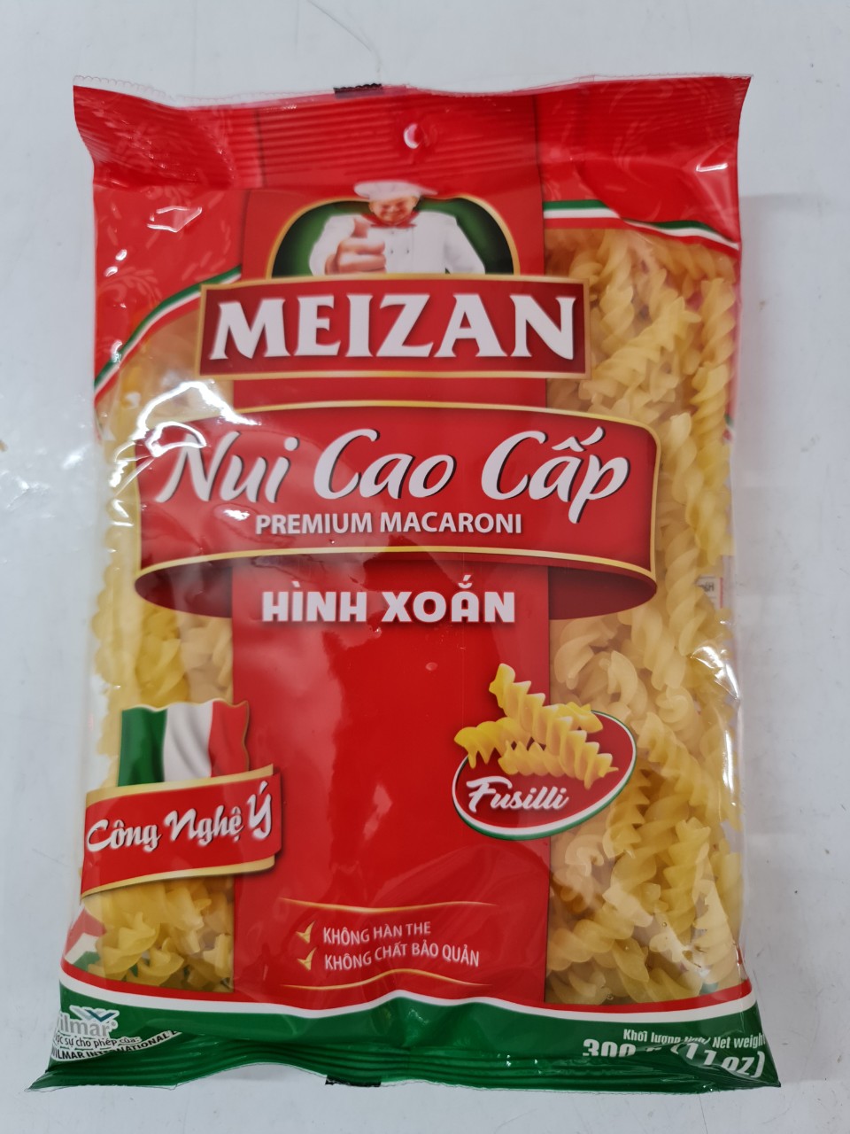 [300g – Hình Xoắn] NUI CAO CẤP [VN] MEIZAN Premium Macaroni (Fusilli) (halal)